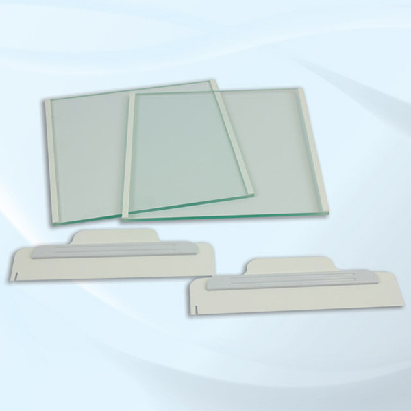Glass plate Notched 20 x 20cm for IEF