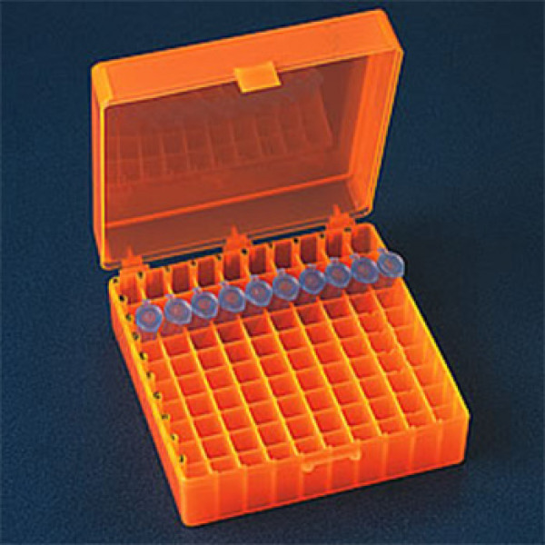 100 Pos Freezer Rack hinged lid Orange