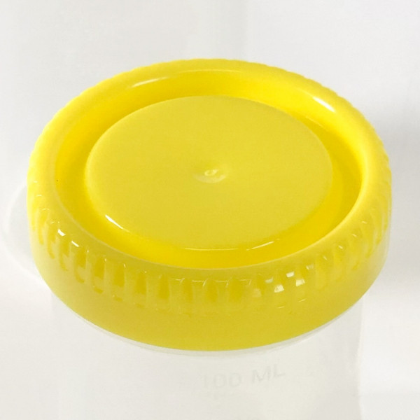 SampleTite™ Prime Cap 120ml Yellow NS