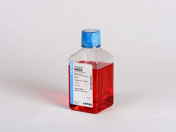 HBSS, w/o Ca++,Mg++ w/phenol red, 500 ml