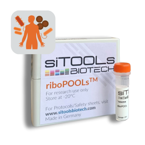 Human + Bacteria (20:1) 96 rxn riboPOOL Probes