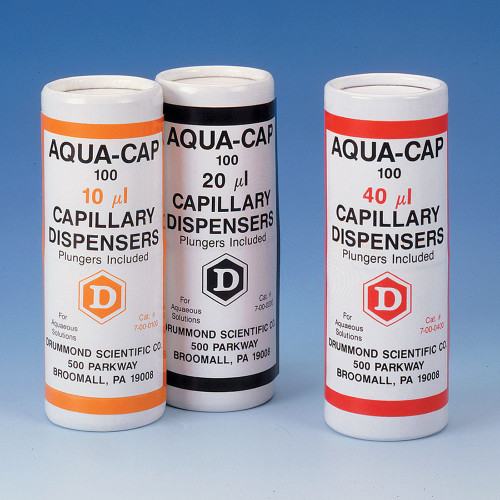 65ul Aqua-Cap Lithium Heparin Mylar-wrap