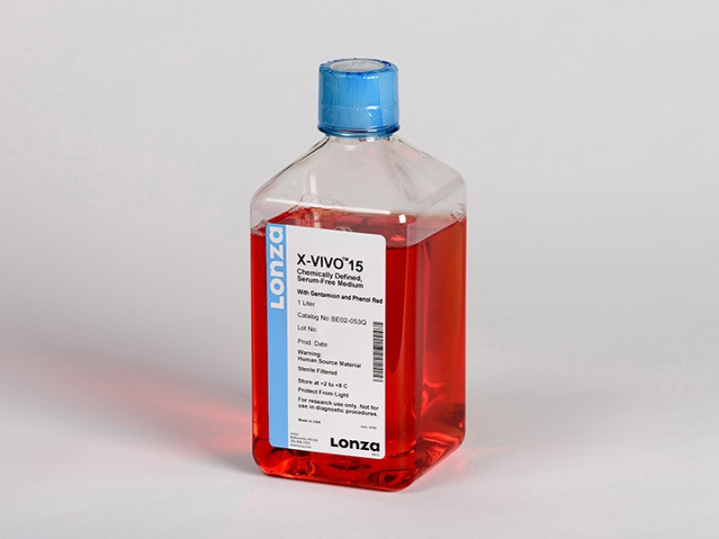 X-Vivo15(04-418) contains rec transf, 1L