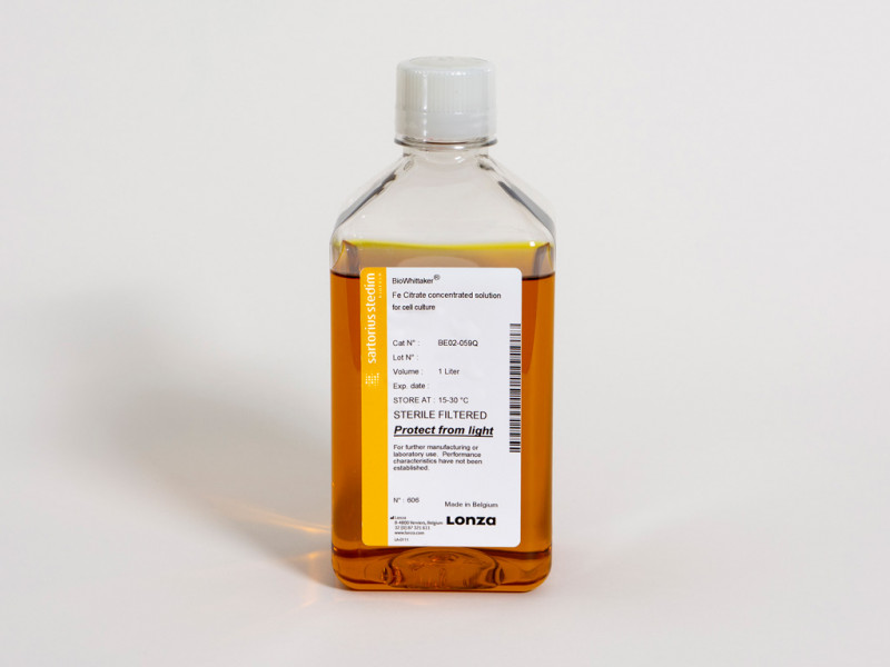 STD Fe Citrate concentr solut 1L bottle