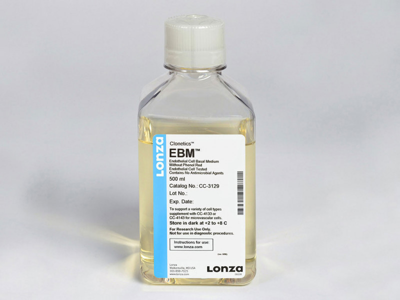 EBM Basal Medium Phenol Red Free, 500 ml