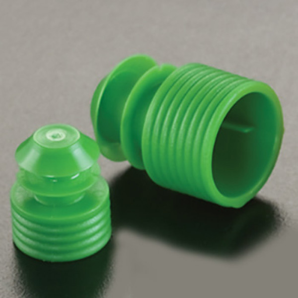 12mm Flanged Plug Cap, Green