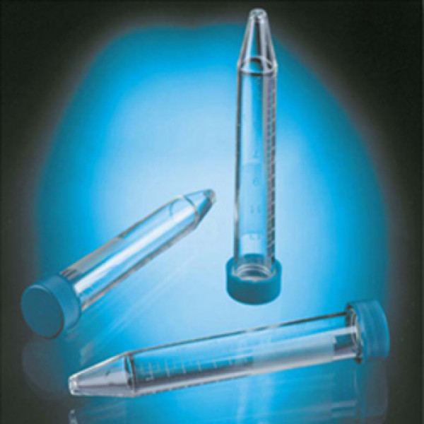 15ml SuperClear Centrifuge Tube with Flat Cap Loose Non-Sterile