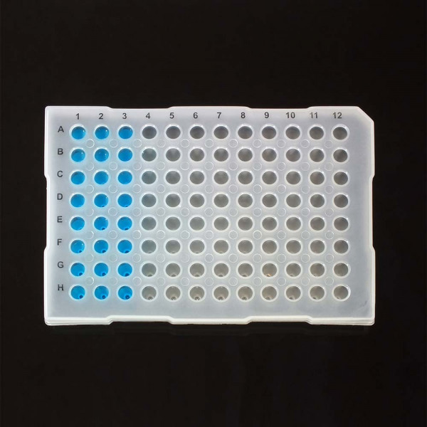 96 Well Semi-Skirt Low Profile PCR Plate