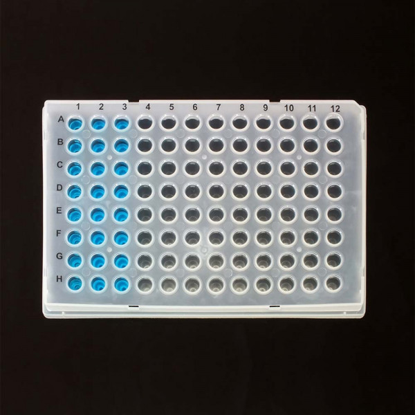 96 Well Skirted PCR Plate, Natural