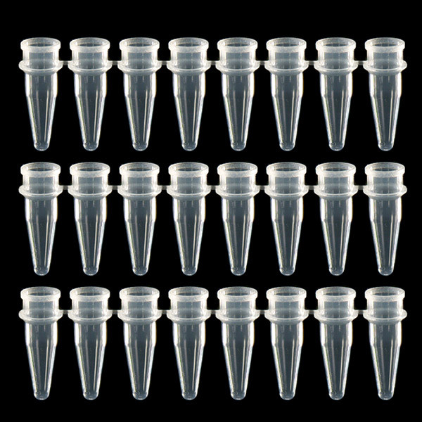 0.2ml 8-strip tubes, without caps