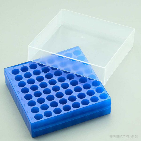 64-Well Microcentrifuge Tube Combirack with lid Assorted