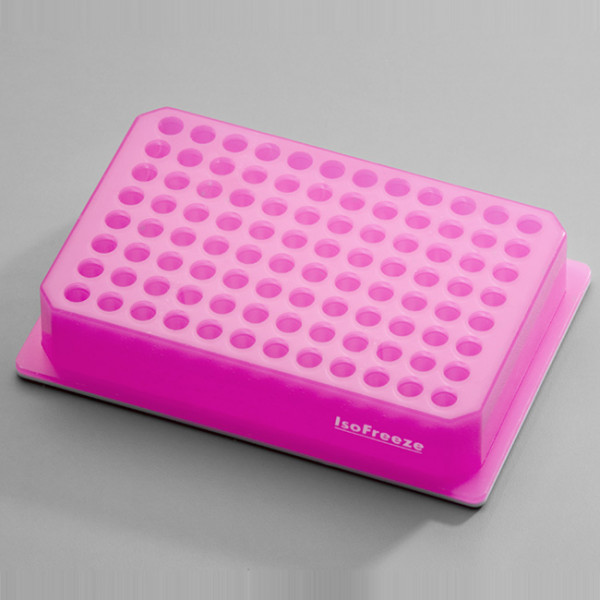 IsoFreeze PCR SBS Rack Purple to Pink