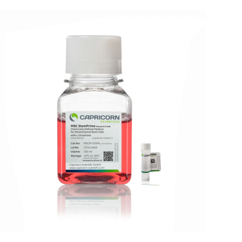 MSC StemPrime Kit Research Gradefor Cultivation of Mesenchymal Stem Cells 1 x Chemically Defined Medium1 x Recombinant Growth Factor Supplement