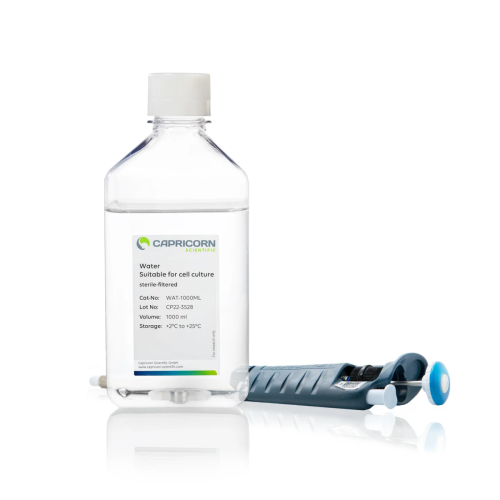 Water, suitable for cell culture, sterile-filtered