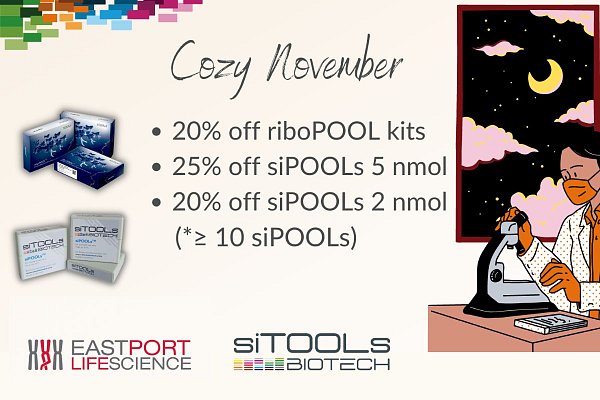 Sleva 20-25 % na siRNA od siTOOLs - ukončená platnost